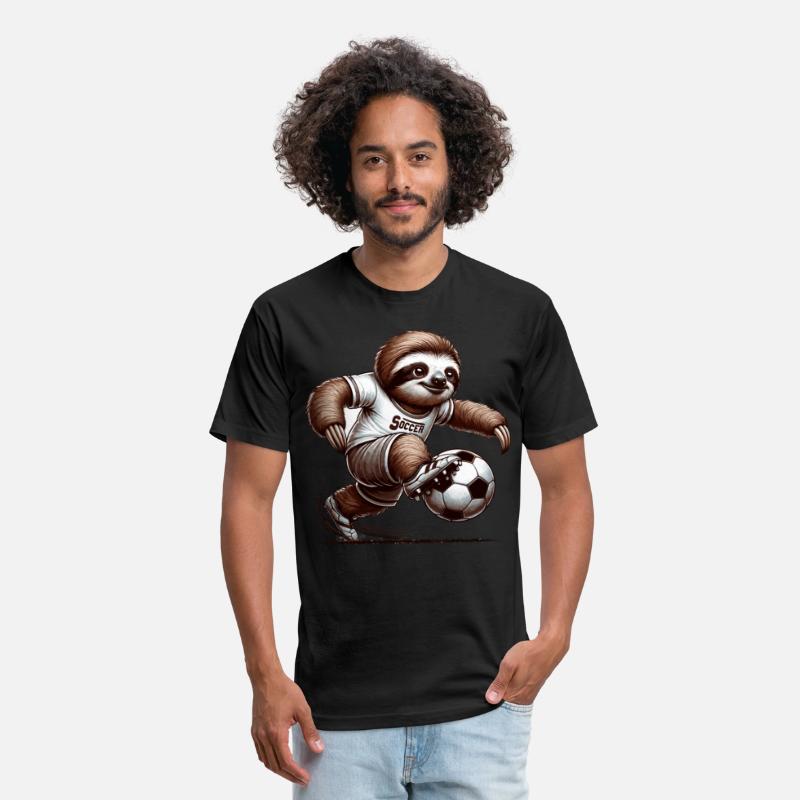 Funny Sloth Playing Soccer for Soccer Player