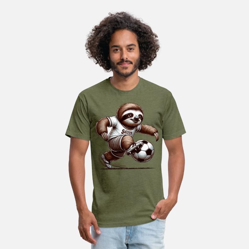 Funny Sloth Playing Soccer for Soccer Player
