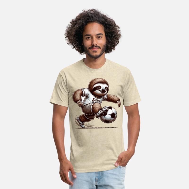 Funny Sloth Playing Soccer for Soccer Player