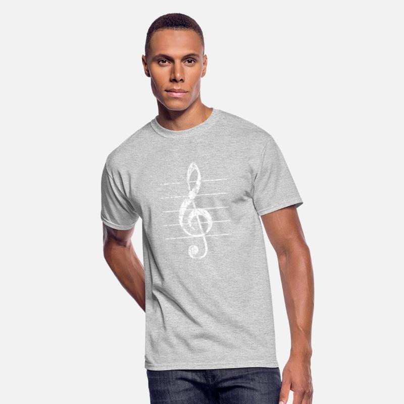 G-Clef, Treble Clef with Lines (Vintage White)