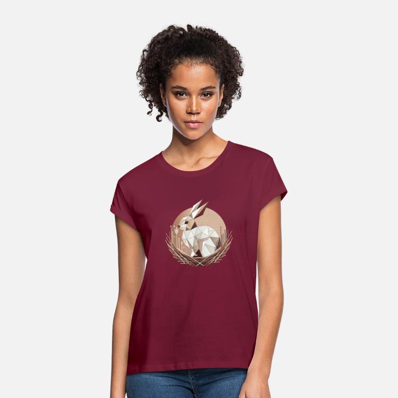 Geometric Bunny in a Nest – Stylish Easter Design