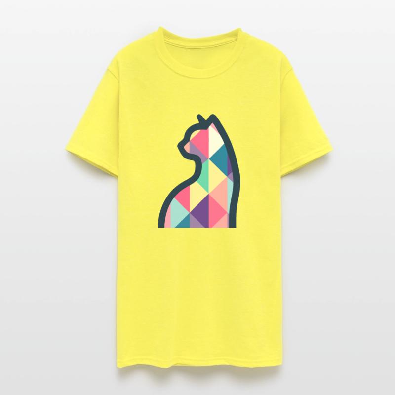 Geometric Grace: The Abstract Cat