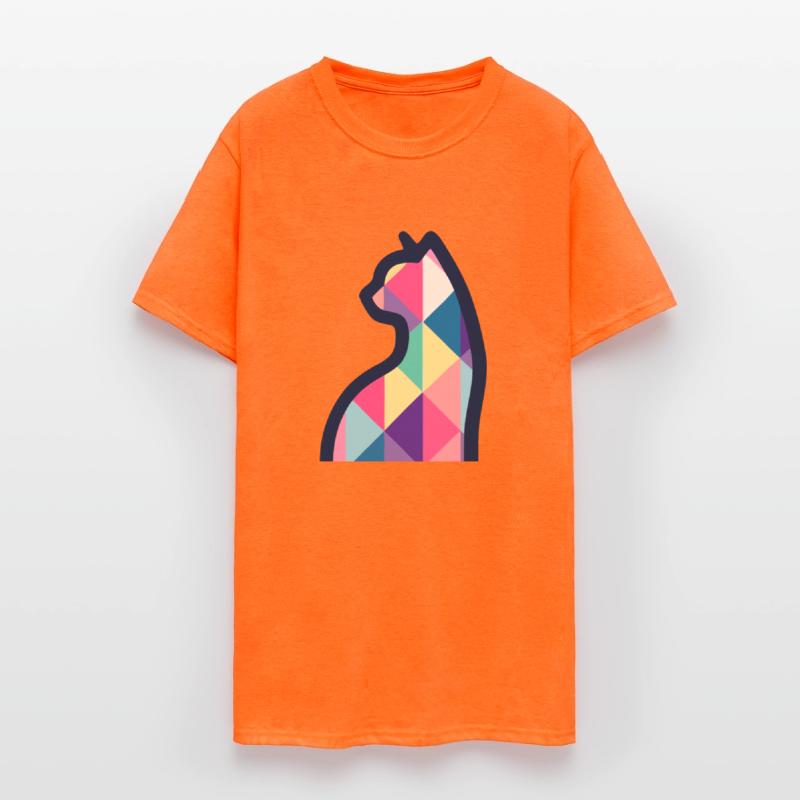 Geometric Grace: The Abstract Cat