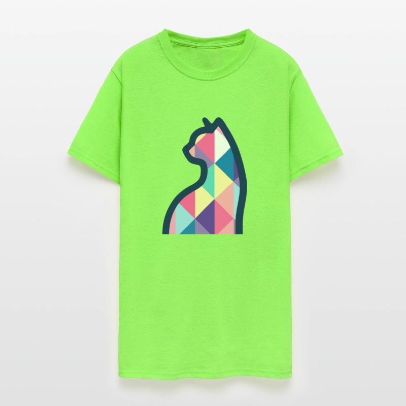 Geometric Grace: The Abstract Cat