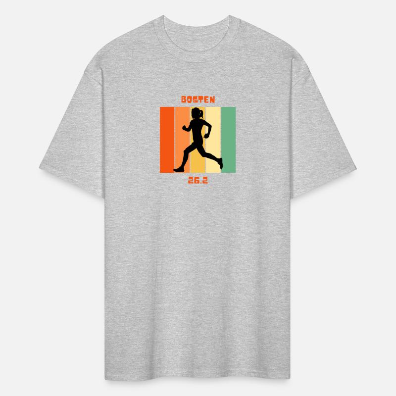 Girl running 26.2 in Boston