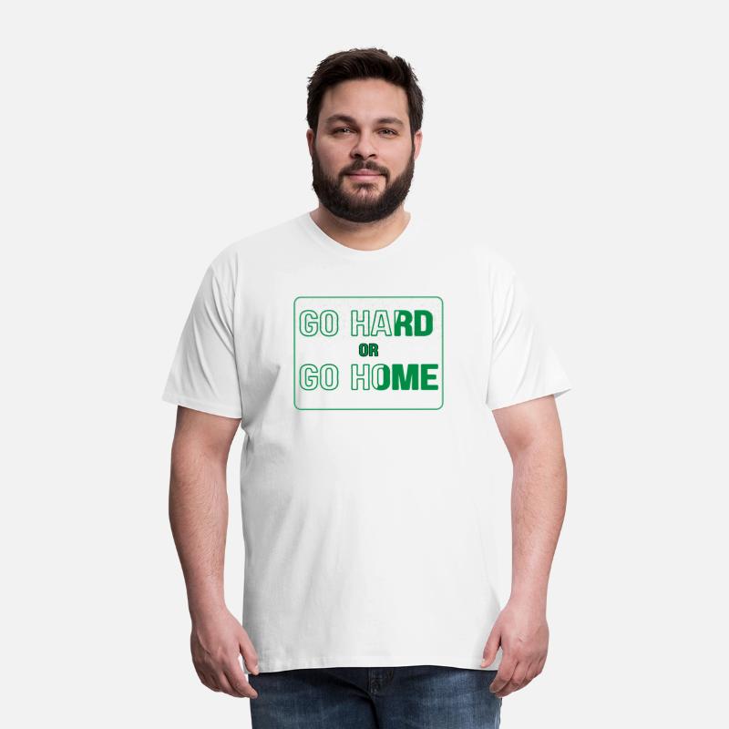 Go Hard or Go Home | Bold Gym Motivation T-Shirt