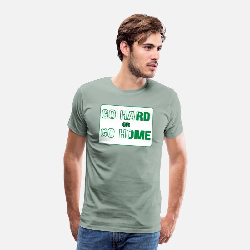 Go Hard or Go Home | Bold Gym Motivation T-Shirt