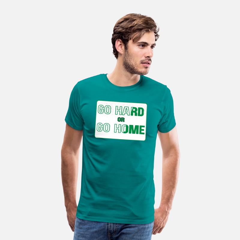 Go Hard or Go Home | Bold Gym Motivation T-Shirt