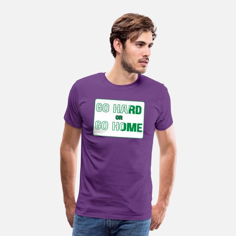 Go Hard or Go Home | Bold Gym Motivation T-Shirt