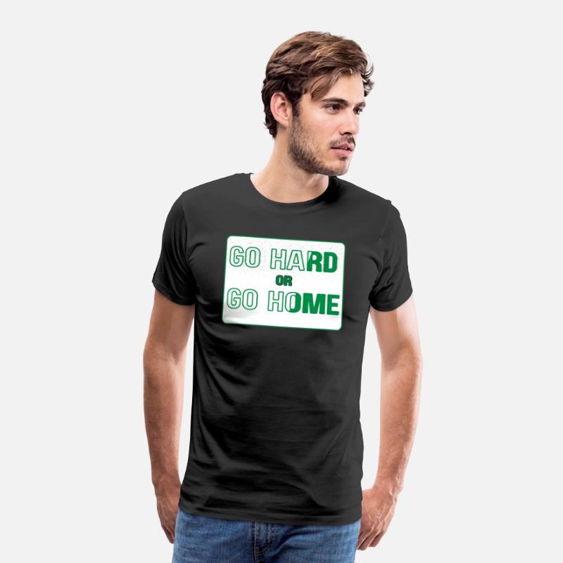 Go Hard or Go Home | Bold Gym Motivation T-Shirt