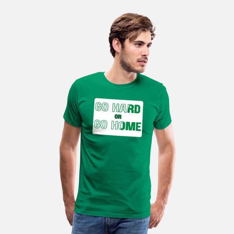 Go Hard or Go Home | Bold Gym Motivation T-Shirt