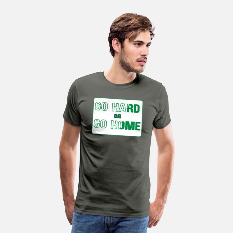 Go Hard or Go Home | Bold Gym Motivation T-Shirt