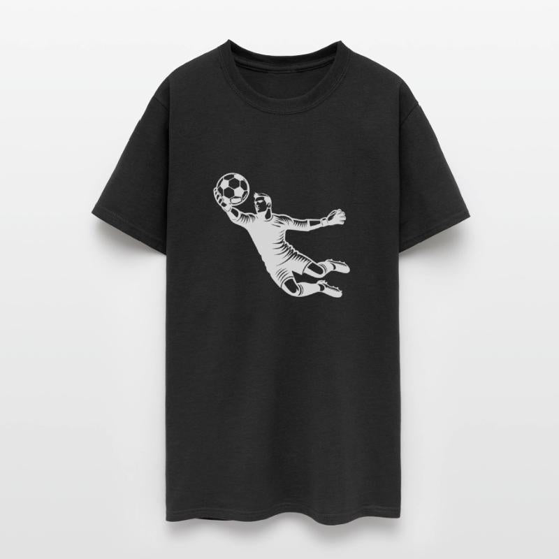 Goalkeeper Saves Spectacular Shot In Soccer