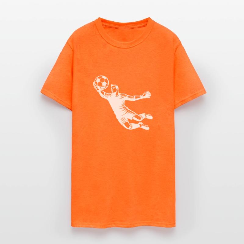 Goalkeeper Saves Spectacular Shot In Soccer