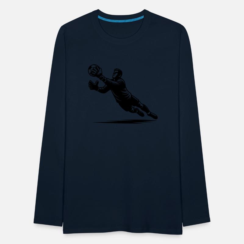 Goalkeeper With Strong Reflexes In Full Defensive