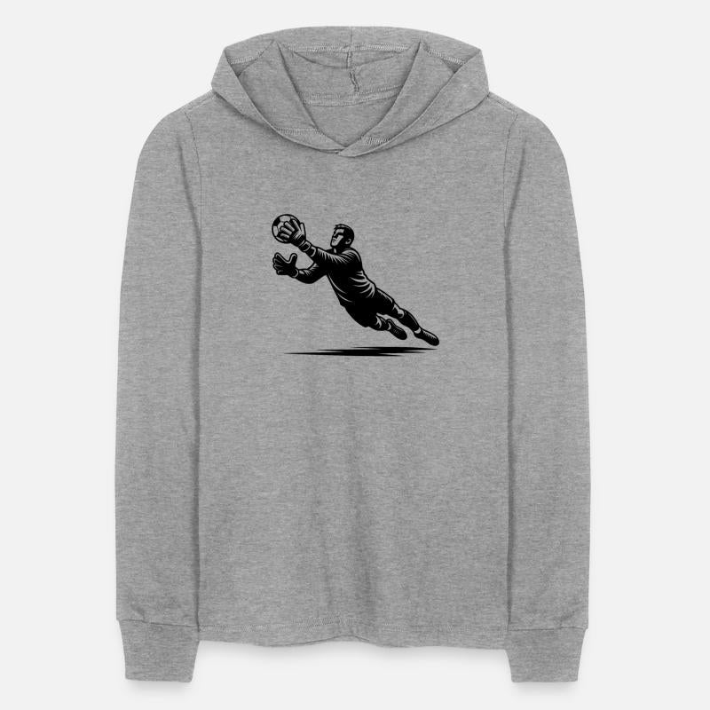 Goalkeeper With Strong Reflexes In Full Defensive