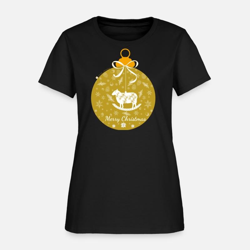 Golden Lamb Christmas Ornament