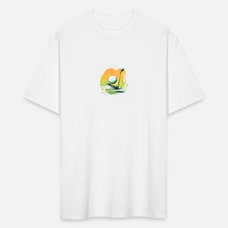 Golfing Golf Club Putter Golf Ball Watercolor