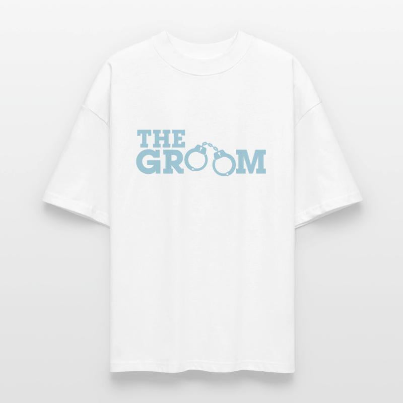 Groom in handcuffs - vector design