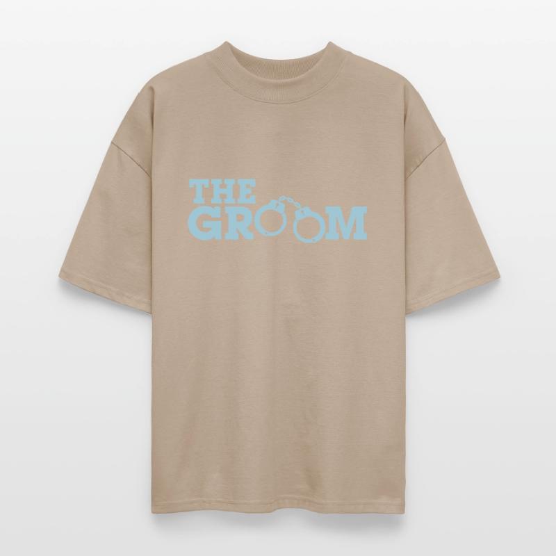 Groom in handcuffs - vector design