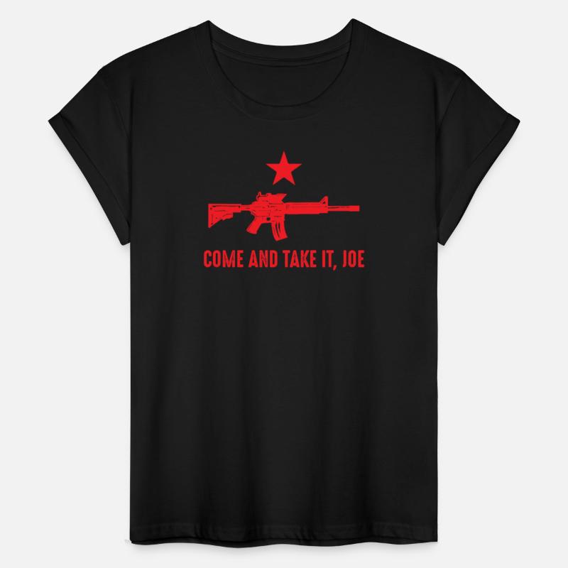 Gun Rights Supporter AR-15 come and take it joe 2A