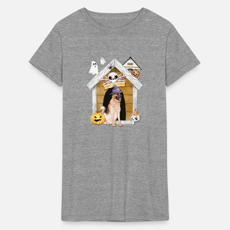 Halloween German Shepherd Dog Witch