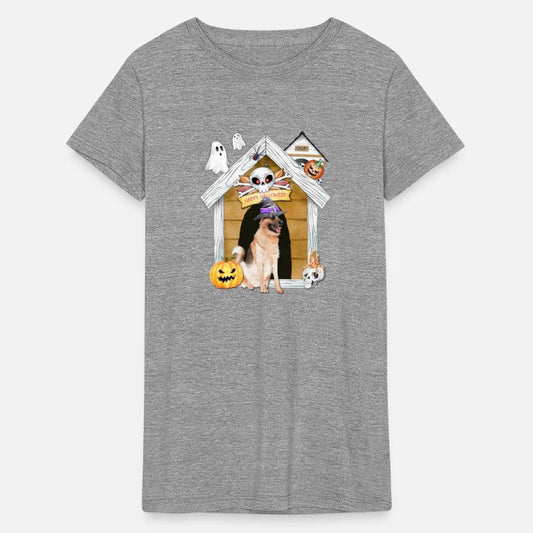 Halloween German Shepherd Dog Witch