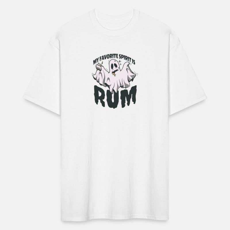 Halloween Party Ghost Drinking Rum Alcohol