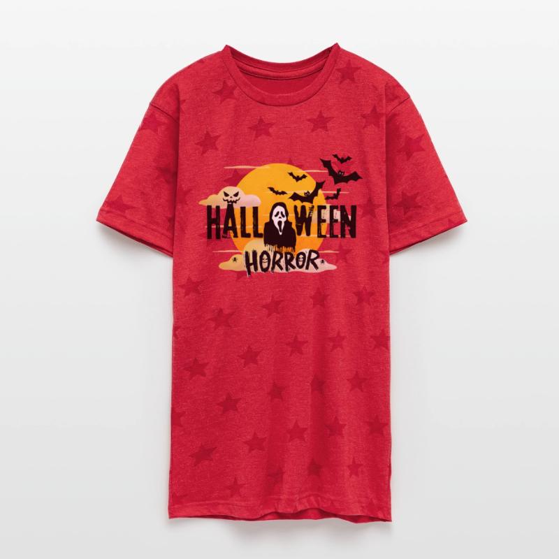 Halloween Terror Night: Bats and Haunted Faces