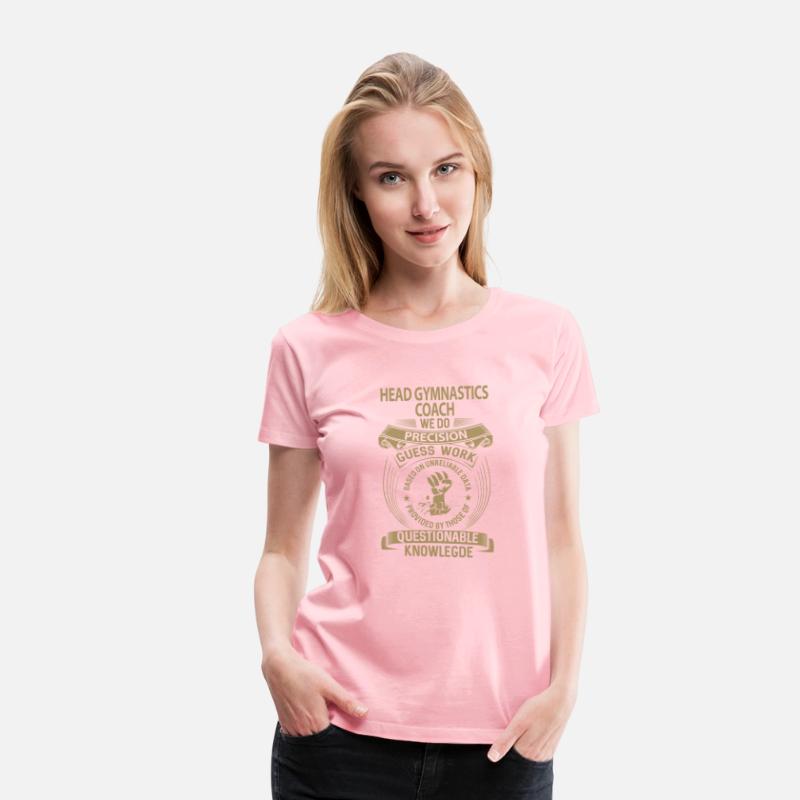 Head Gymnastics Coach T Shirt - We Do Precision Gi