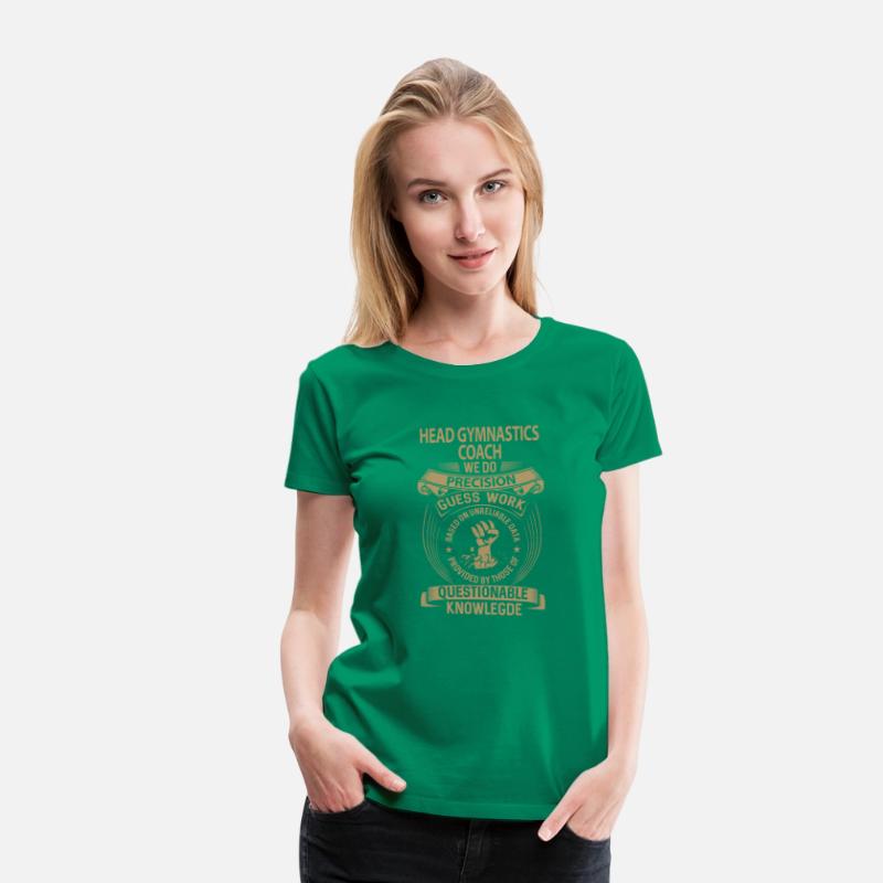 Head Gymnastics Coach T Shirt - We Do Precision Gi