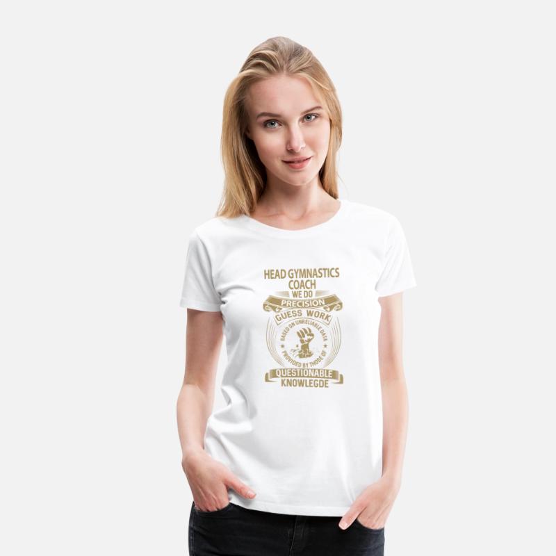 Head Gymnastics Coach T Shirt - We Do Precision Gi