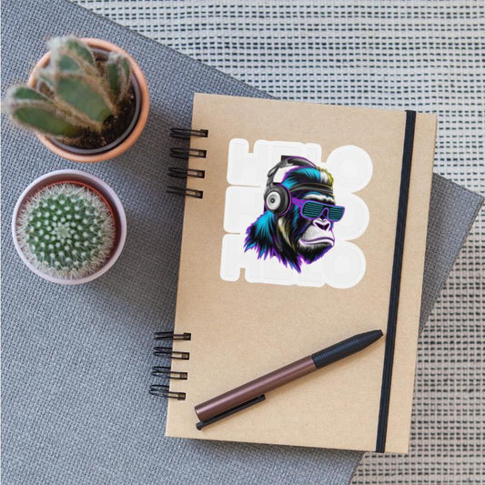 "Hello with gorillas"