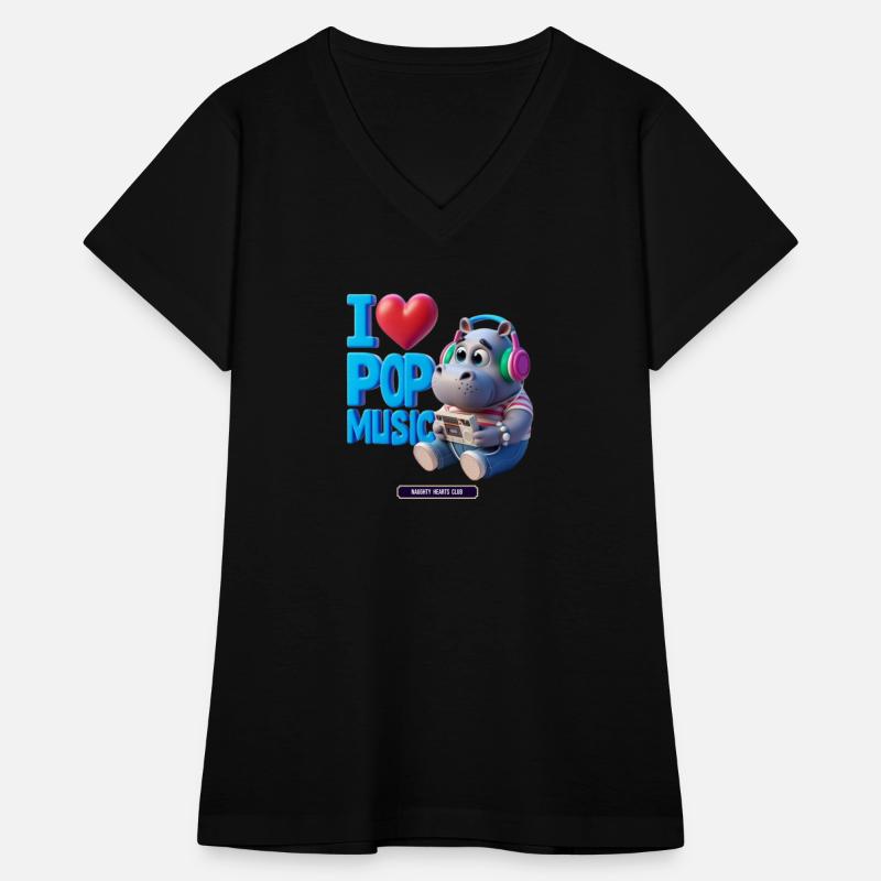 hippopotamus listening to pop music