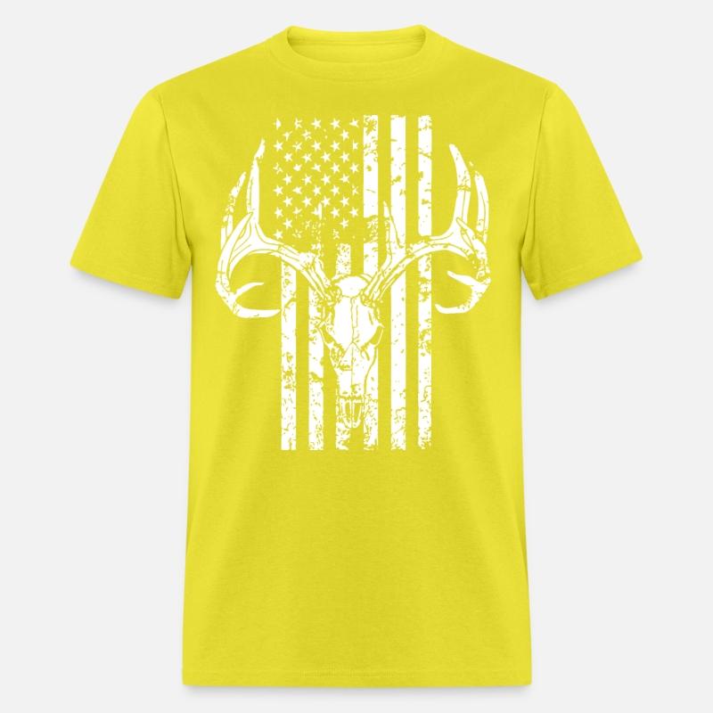 Hunting Shirt Hunting Deer Skull Flag for Hunters