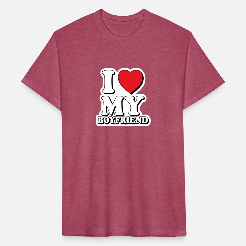 "I Love My Boyfriend" graphic design