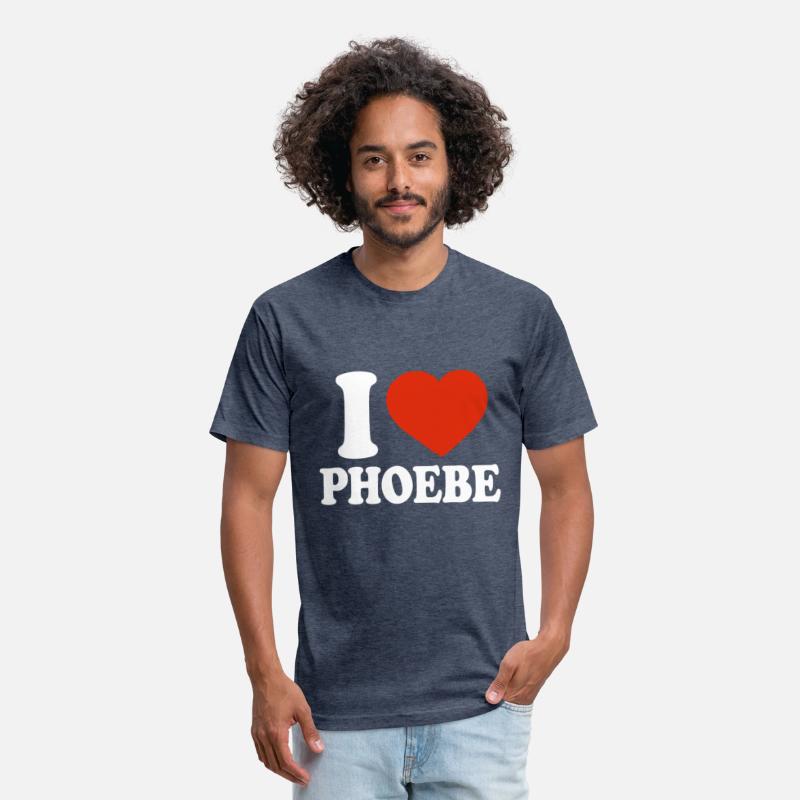 I Love Phoebe, I Heart Phoebe, Red Heart Valentine