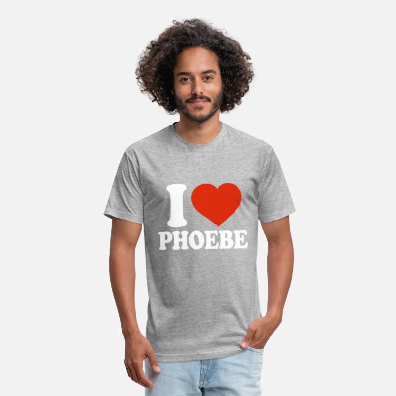 I Love Phoebe, I Heart Phoebe, Red Heart Valentine