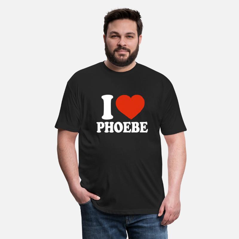 I Love Phoebe, I Heart Phoebe, Red Heart Valentine