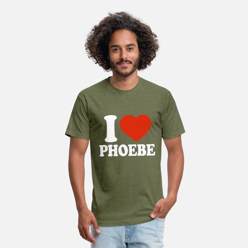 I Love Phoebe, I Heart Phoebe, Red Heart Valentine