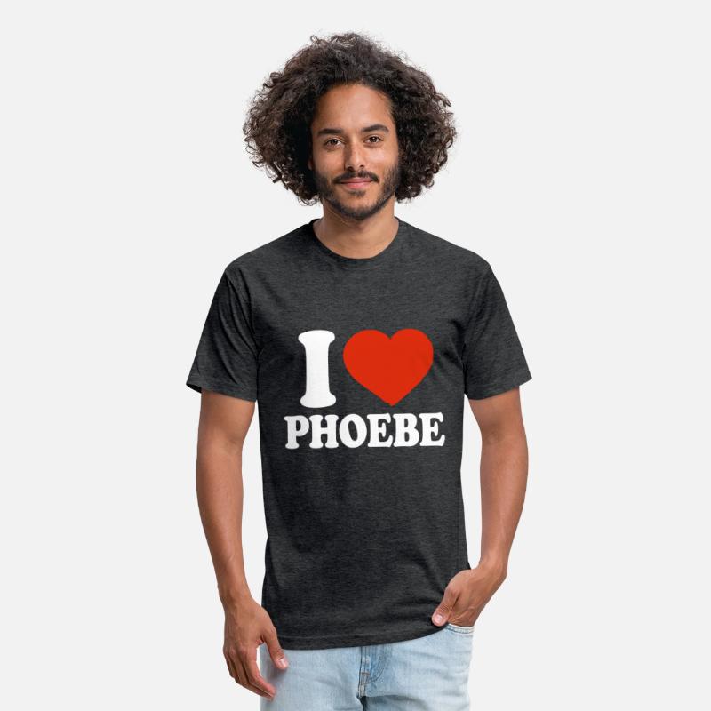 I Love Phoebe, I Heart Phoebe, Red Heart Valentine