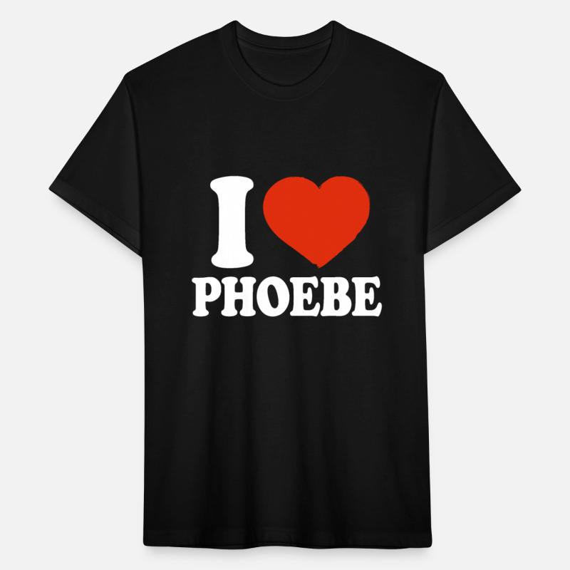 I Love Phoebe, I Heart Phoebe, Red Heart Valentine