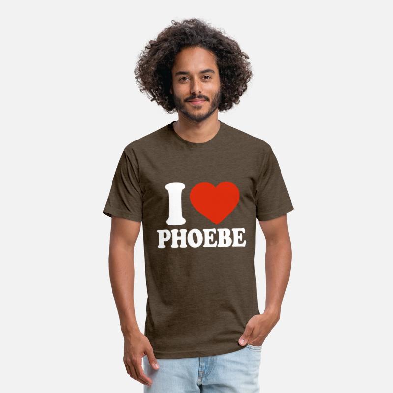 I Love Phoebe, I Heart Phoebe, Red Heart Valentine