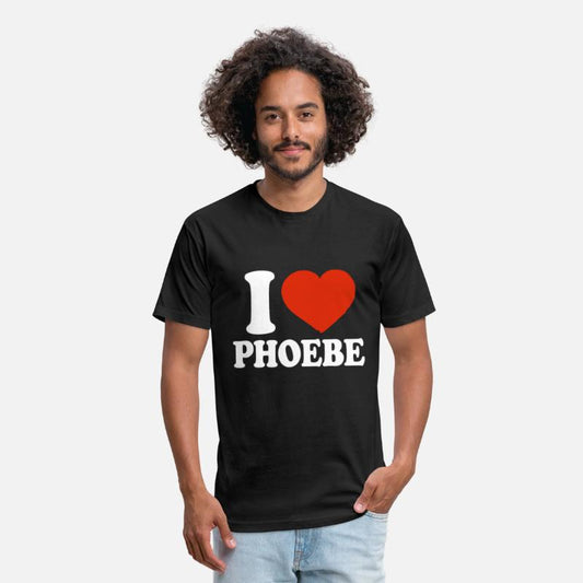 I Love Phoebe, I Heart Phoebe, Red Heart Valentine