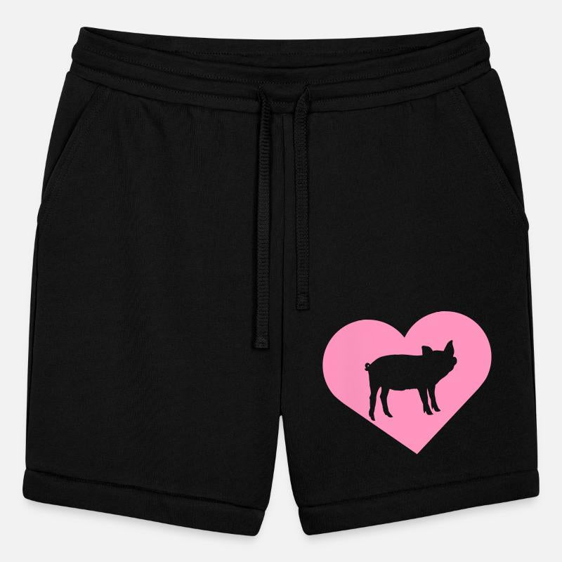 I Love Pigs pig heart piggy piglet silhouette