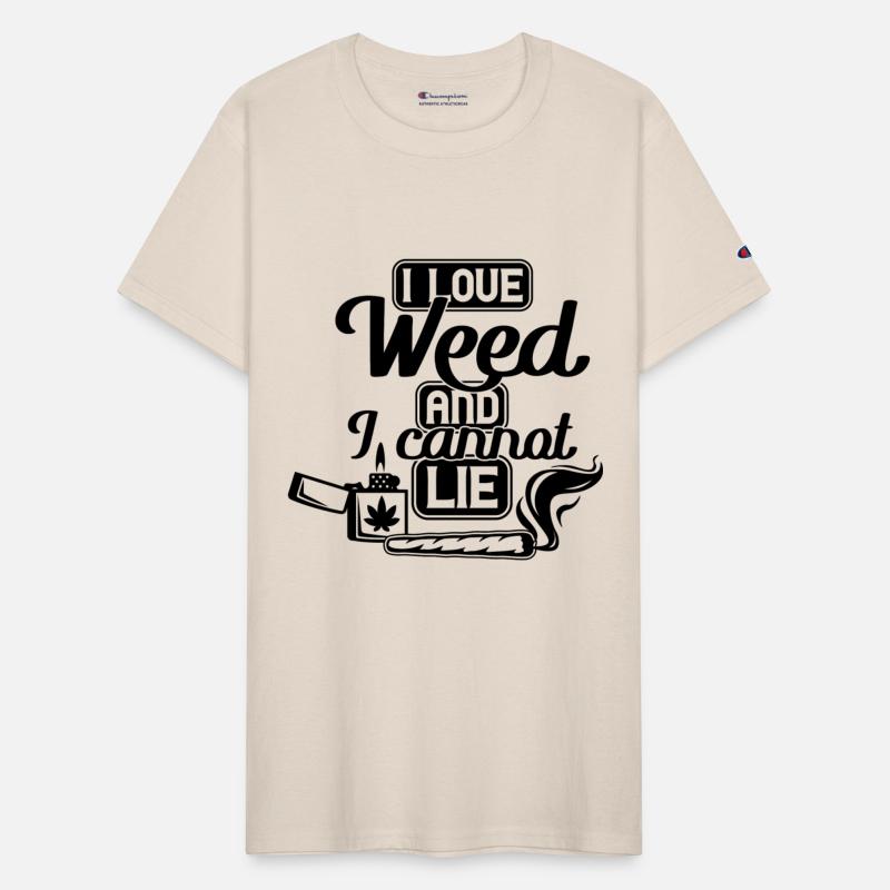 I Love Weed And I Cannot Lie funny weed t-shirt