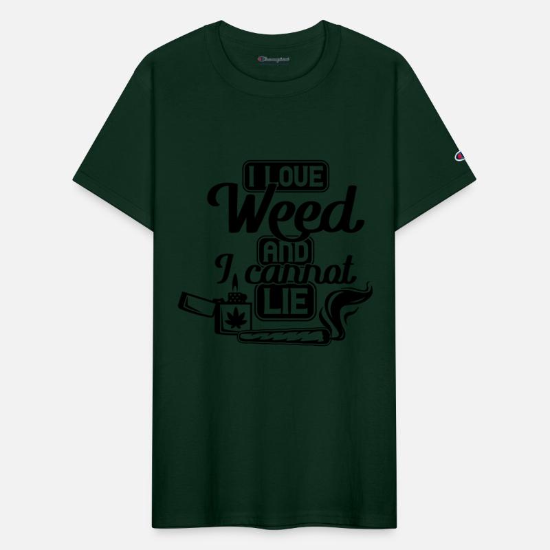 I Love Weed And I Cannot Lie funny weed t-shirt