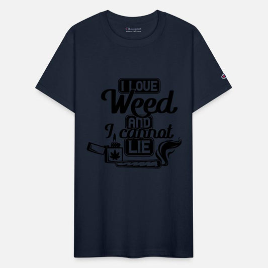 I Love Weed And I Cannot Lie funny weed t-shirt