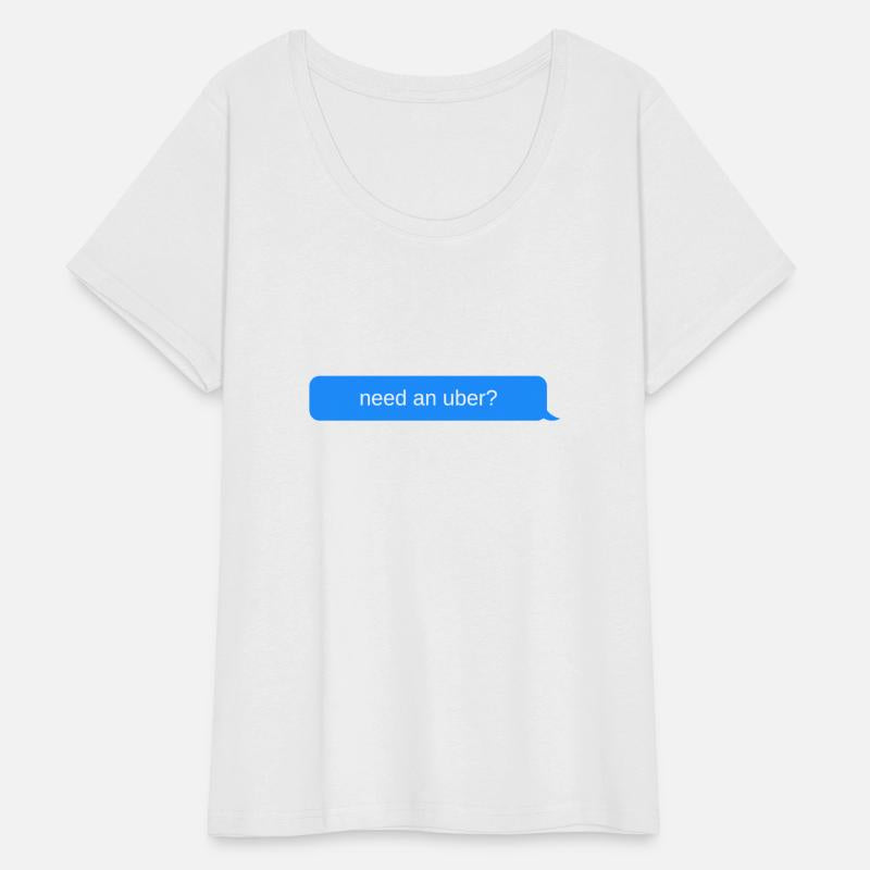 i need an uber, Blue chat bubble, text message