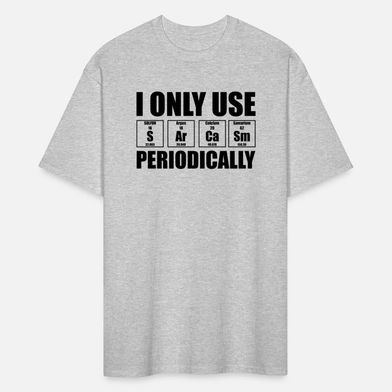 I only use sarcasm periodically.